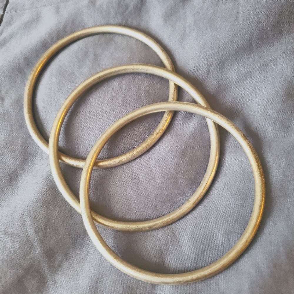 Silver metal bracelets